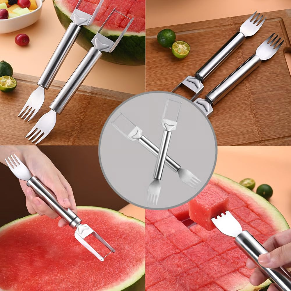 2-in-1 Stainless Steel Fruit Cutter