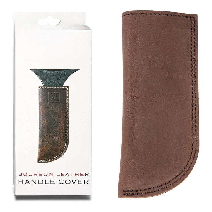 Handmade Bourbon Brown Handle Cover by Knapp Made