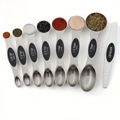 8PCS Magnetic Measuring Spoon Set