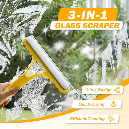 3-in-1 Window Cleaning Tool with Spray