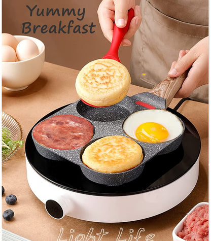 4-Cup Nonstick Granite Egg Pan