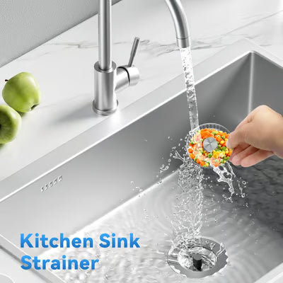 3-in-1 Kitchen Sink Drain Strainer