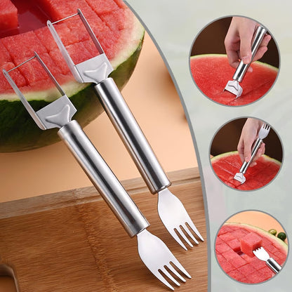 2-in-1 Stainless Steel Fruit Cutter