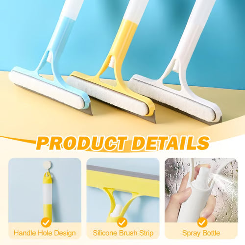 3-in-1 Window Cleaning Tool with Spray
