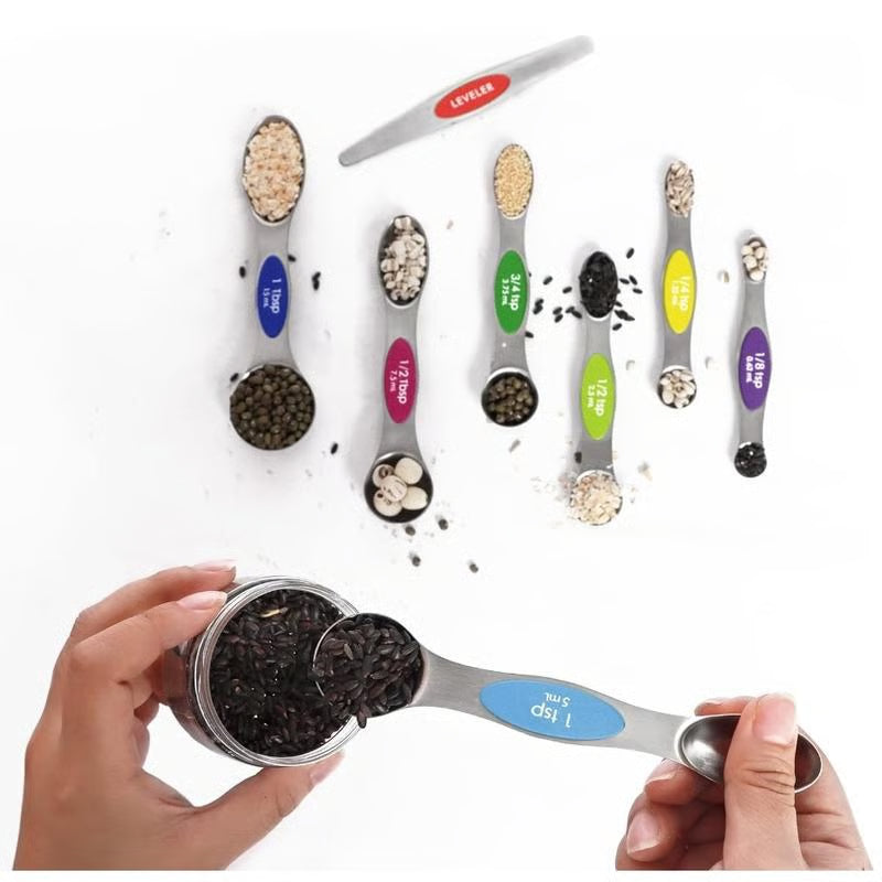 8PCS Magnetic Measuring Spoon Set