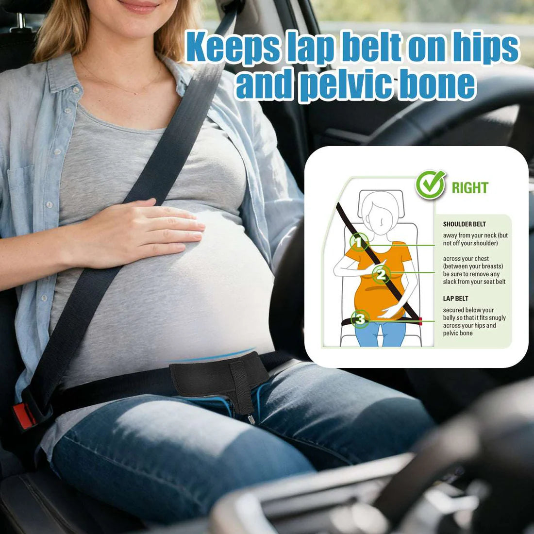 NHTSA Recommended Pregnancy Car Seat Cushion