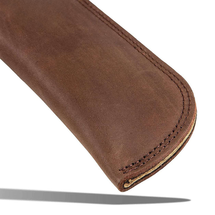 Handmade Bourbon Brown Handle Cover by Knapp Made