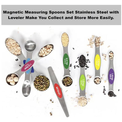 8PCS Magnetic Measuring Spoon Set