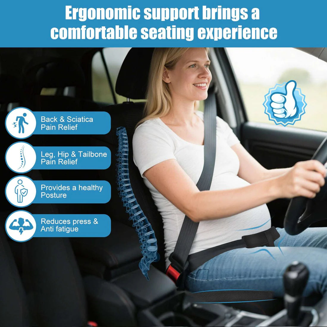 NHTSA Recommended Pregnancy Car Seat Cushion