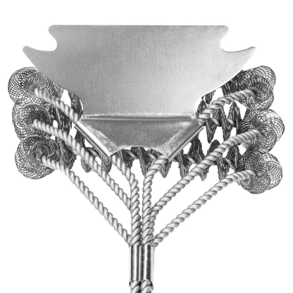 Triple Helix Grill Brush and Scraper