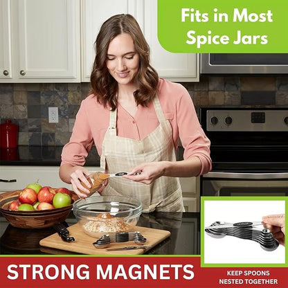 8PCS Magnetic Measuring Spoon Set
