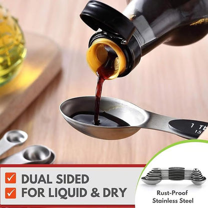 8PCS Magnetic Measuring Spoon Set