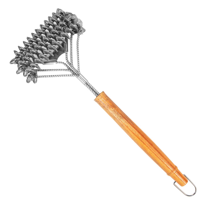 Triple Helix Grill Brush and Scraper