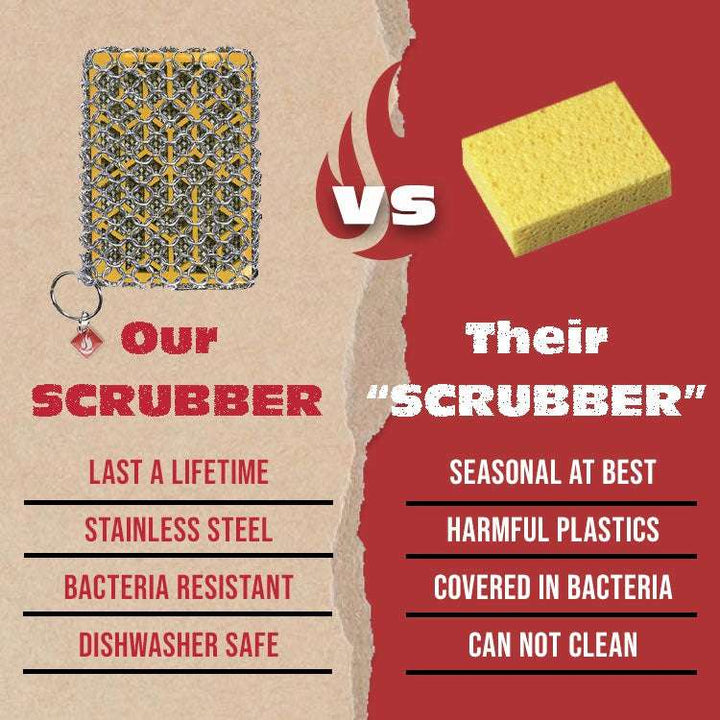 Spicy Mustard Chainmail Combo Scrubber