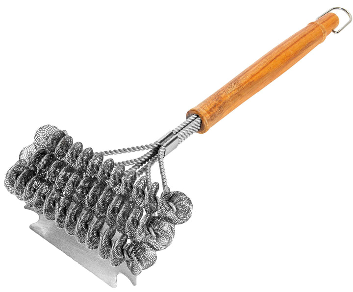 Triple Helix Grill Brush and Scraper