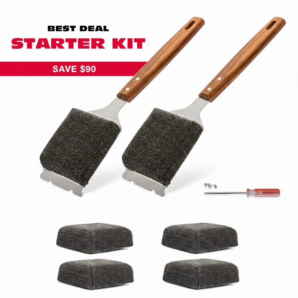 2 Bristle Free Brush + 4 Replacement Heads