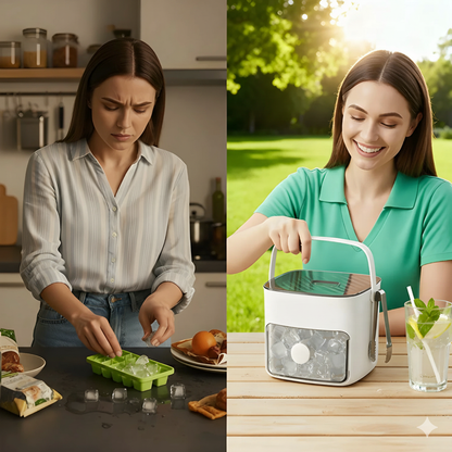 💵 Save $5 to $10 Ice Bags Everyday - With SONEES Ice Cube Maker